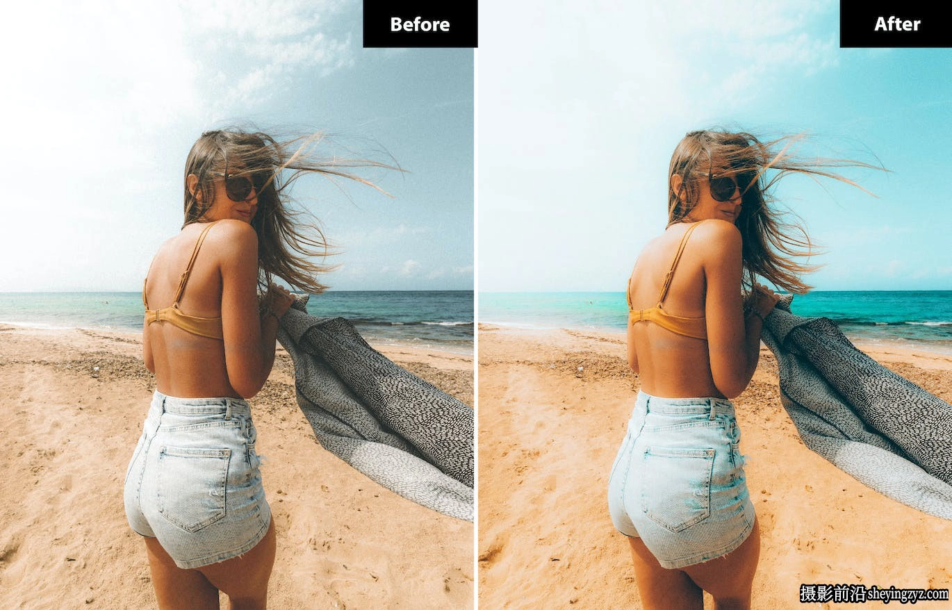 青橙色电影风光人像lr预设手机预设Orange&amp;Teal Lightroom Presets