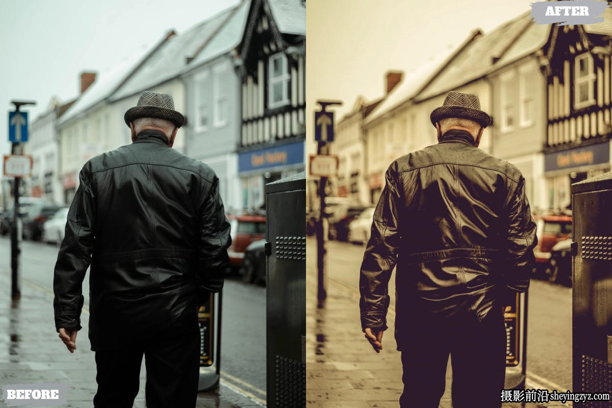 城市街道复古电影色彩LR预设手机LR预设Cinematic Lightroom Presets