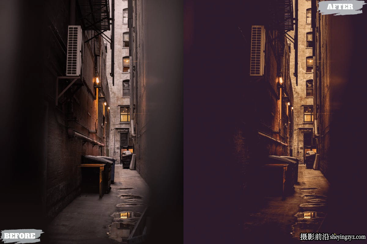 城市街道复古电影色彩LR预设手机LR预设Cinematic Lightroom Presets