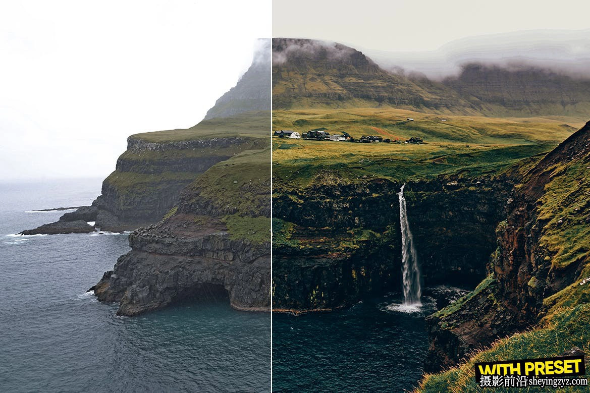 无人机电影风光LR预设手机版lr预设 Let's VisitLightroom Presets
