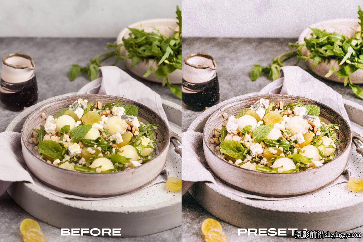 干净美食摄影胶片色彩LR预设升级版lr预设 Yummy Lightroom Presets