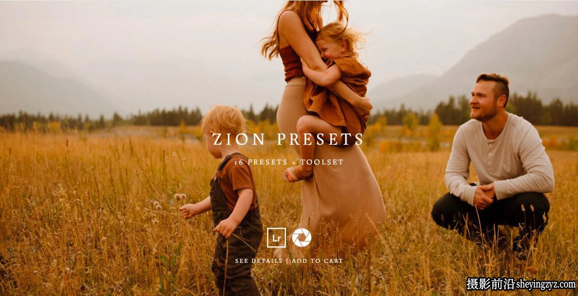 温暖家庭人像色彩Lightroom预设手机lr预设 Meridian-Zion Presets