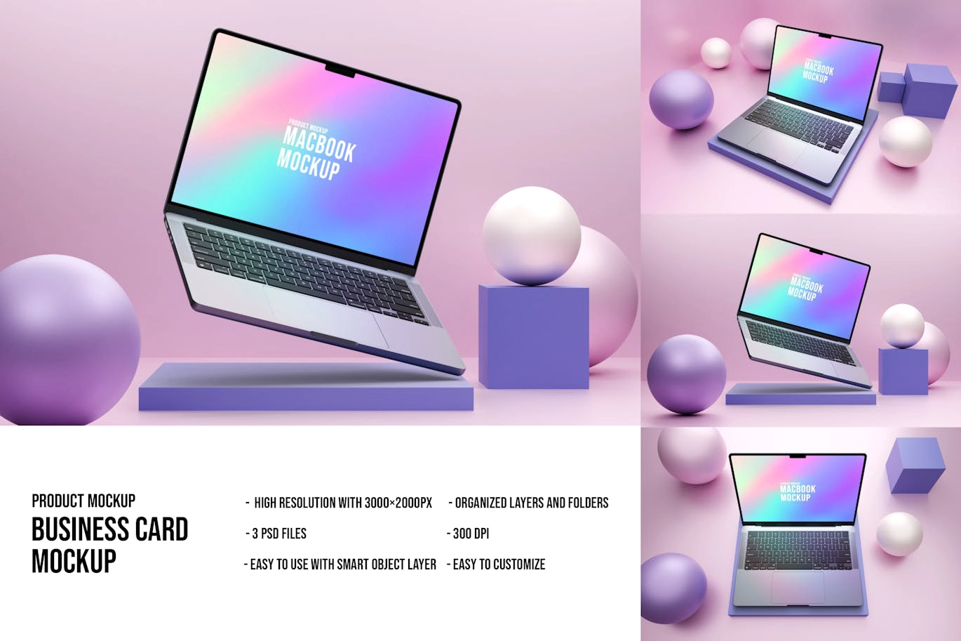 Macbook电脑样机,Macbook样机模型