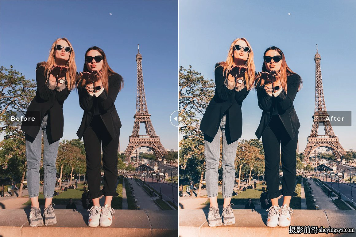 免费LR预设-秋季人像调色LR预设Fall in Paris Pro Lightroom Presets