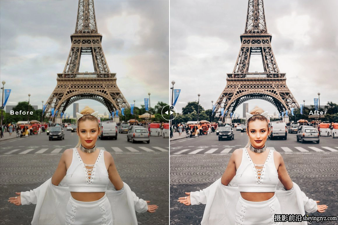 免费LR预设-秋季人像调色LR预设Fall in Paris Pro Lightroom Presets