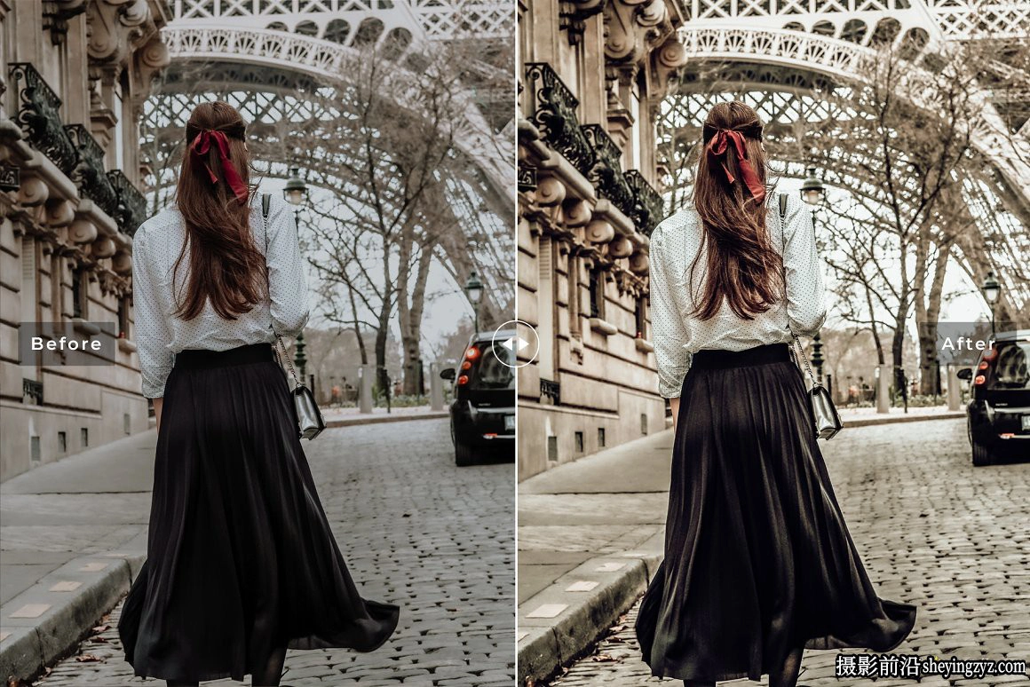 免费LR预设-秋季人像调色LR预设Fall in Paris Pro Lightroom Presets