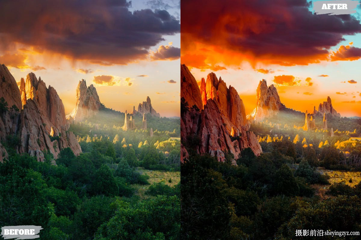 免费LR预设-夏季旅行电影风光LR预设Sunmatte Lightroom Presets