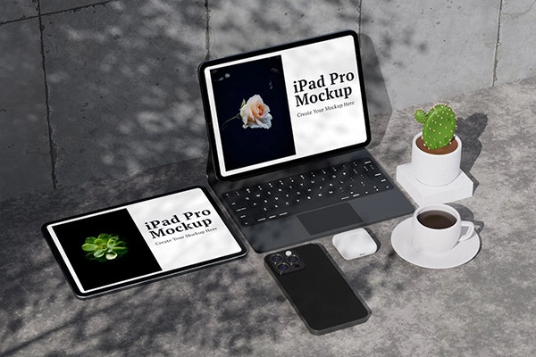 iPadPro样机,平板电脑展示样机
