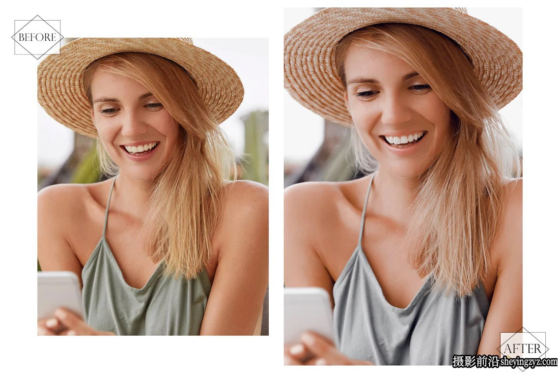 橄榄绿中性灰调色LR预设手机LR预设 Olive Green Lightroom Presets