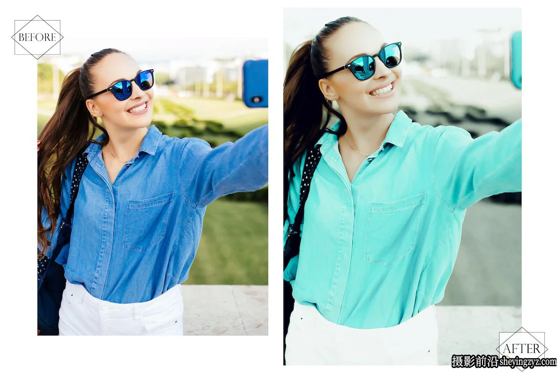 橄榄绿中性灰调色LR预设手机LR预设 Olive Green Lightroom Presets