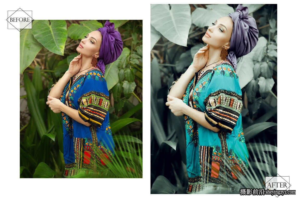 橄榄绿中性灰调色LR预设手机LR预设 Olive Green Lightroom Presets