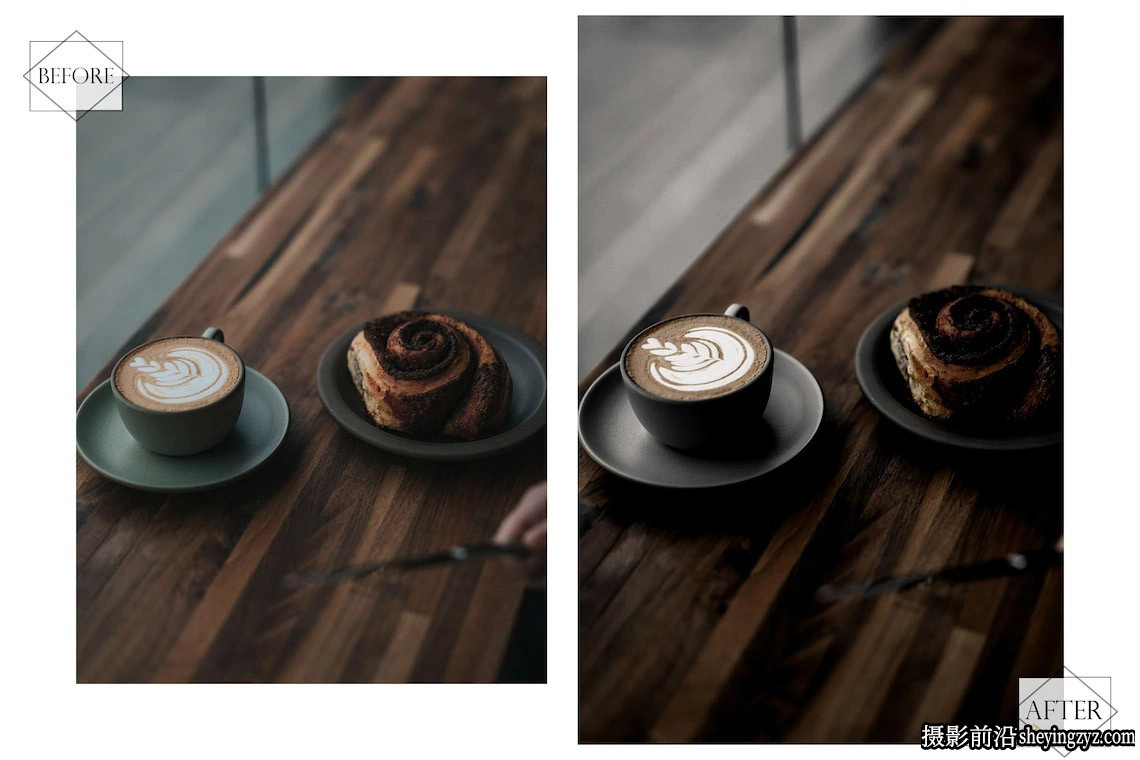 棕色情绪调色LR预设手机LR预设Bitter Chocolate Lightroom Presets