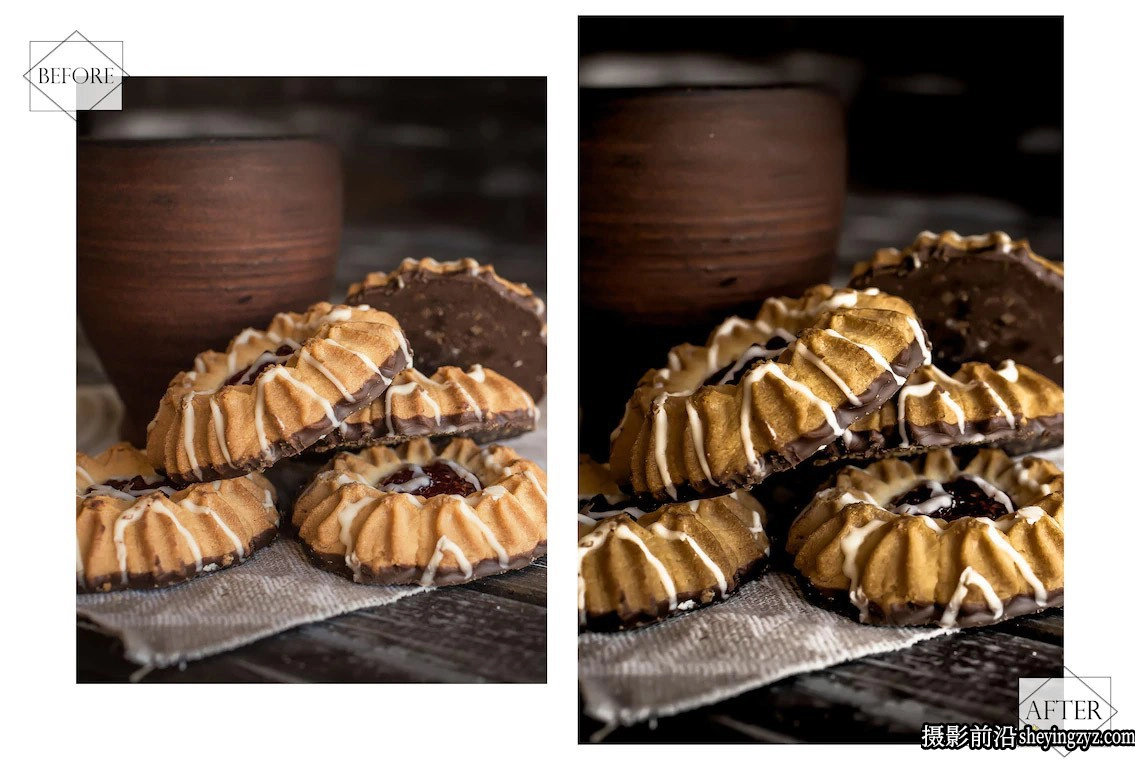 棕色情绪调色LR预设手机LR预设Bitter Chocolate Lightroom Presets