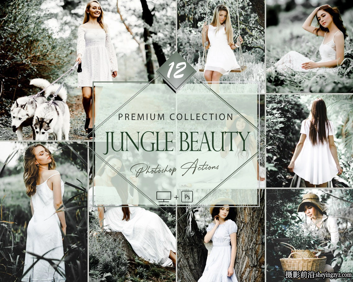 去饱和中性灰LR预设手机LR预设 Jungle Beauty Lightroom Presets