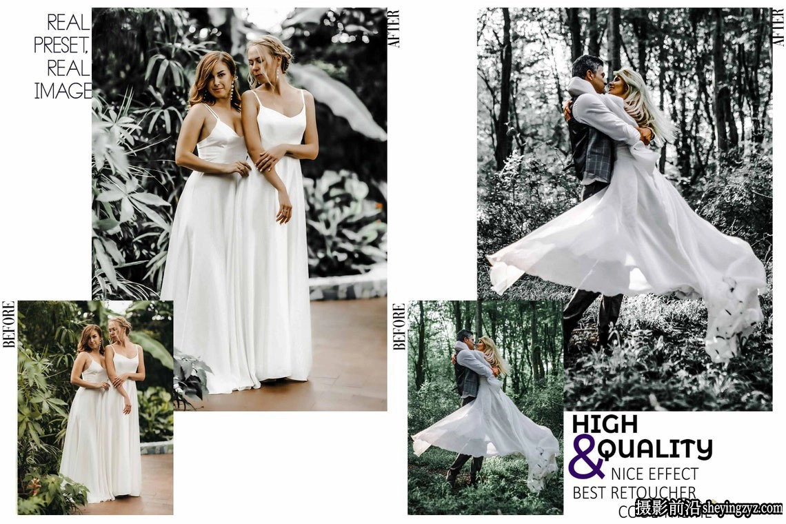 去饱和中性灰LR预设手机LR预设 Jungle Beauty Lightroom Presets