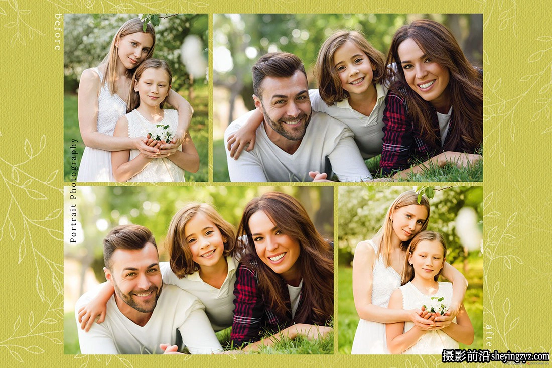 清新温暖家庭人像调色LR预设手机LR预设 Familia Lightroom Presets