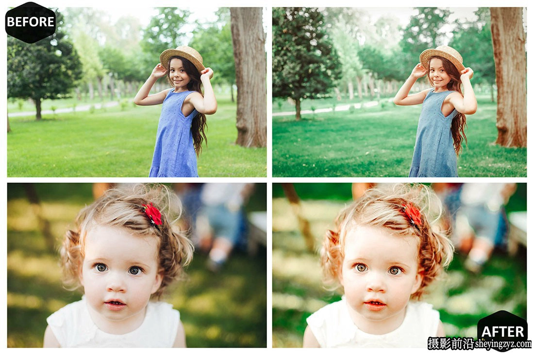 儿童人像摄影通透肤色调色R预设 Little Wonder Lightroom Presets