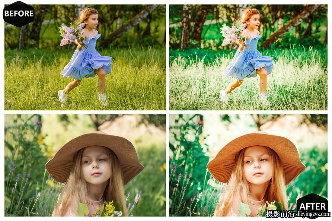 儿童人像摄影通透肤色调色R预设 Little Wonder Lightroom Presets