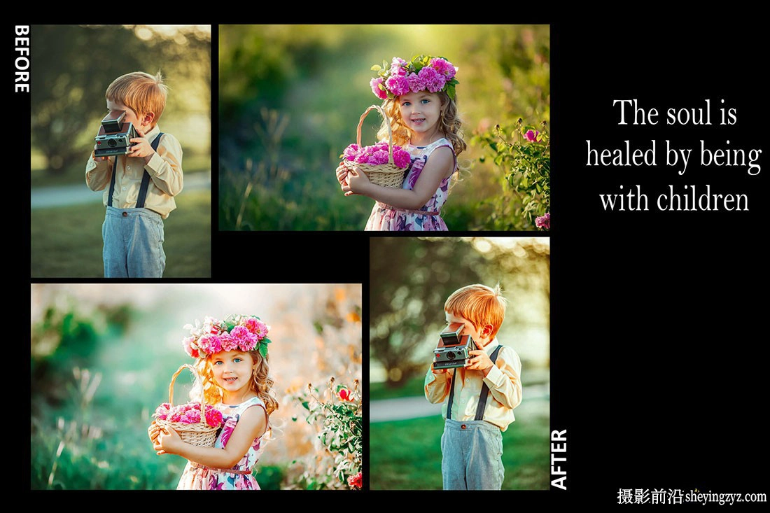 儿童人像摄影通透肤色调色R预设 Little Wonder Lightroom Presets