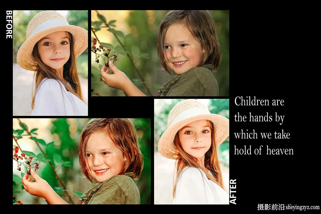 儿童人像摄影通透肤色调色R预设 Little Wonder Lightroom Presets