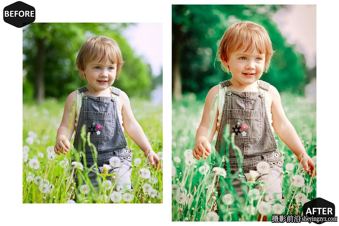 儿童人像摄影通透肤色调色R预设 Little Wonder Lightroom Presets