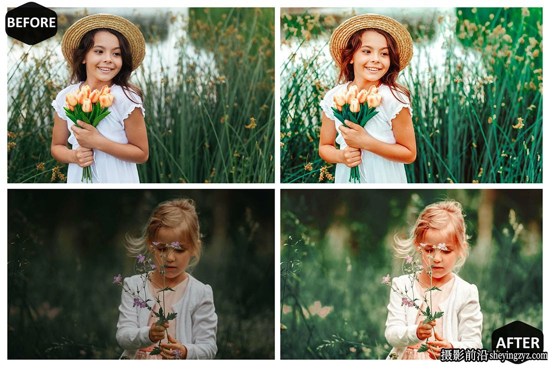 儿童人像摄影通透肤色调色R预设 Little Wonder Lightroom Presets