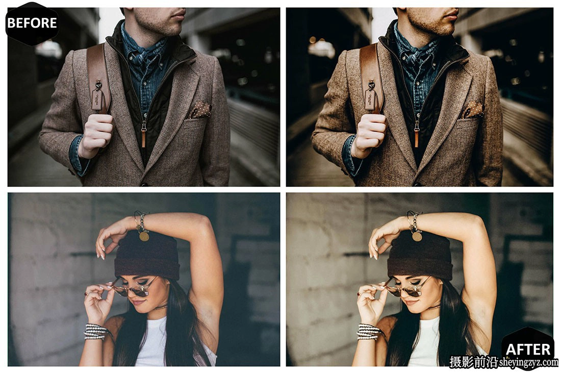 时尚街拍人像LR预设手机LR预设 Trendy Glamour Lightroom Presets