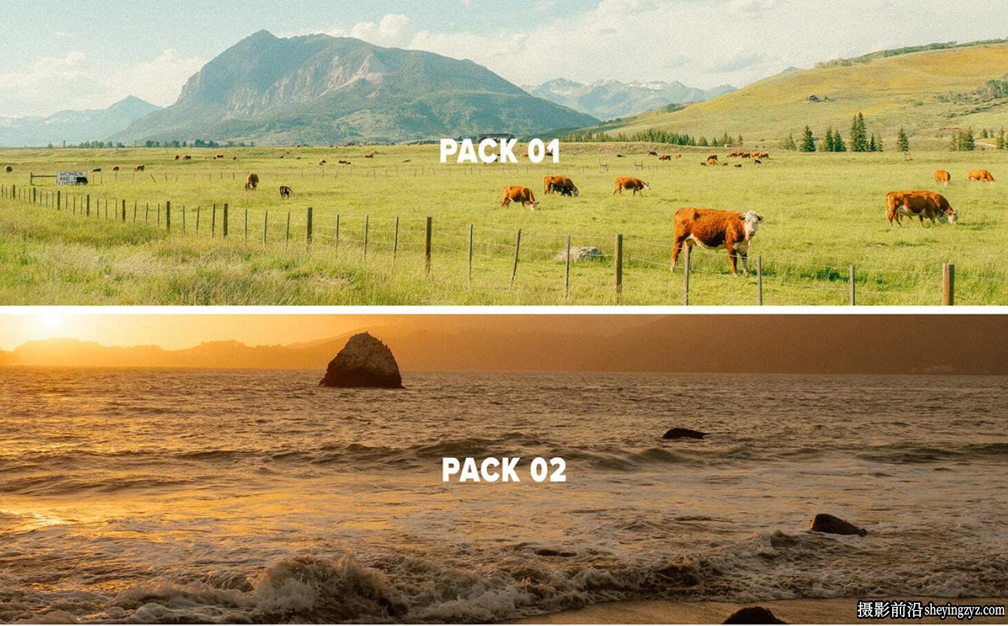 电影模拟LR预设4套装Austin Visual-Film Lightroom Presets Bundle