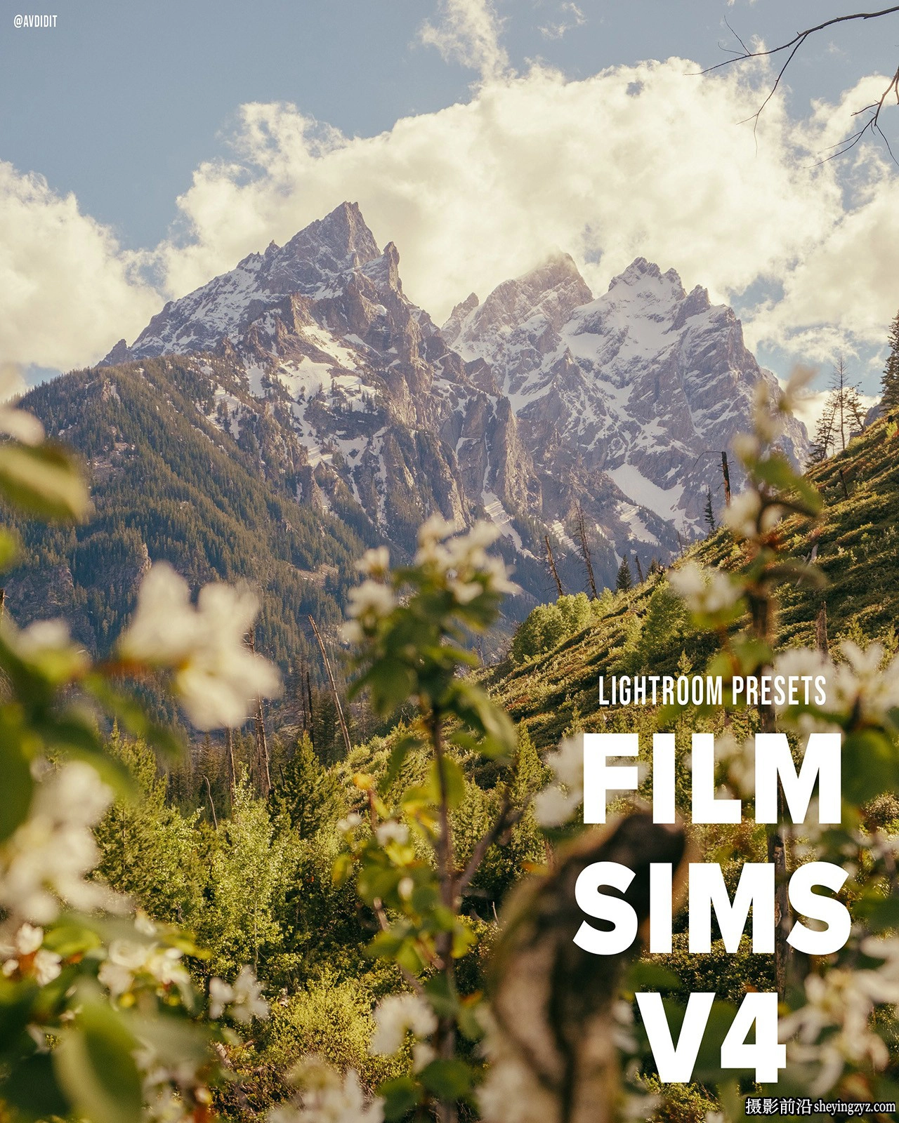 电影模拟LR预设4套装Austin Visual-Film Lightroom Presets Bundle