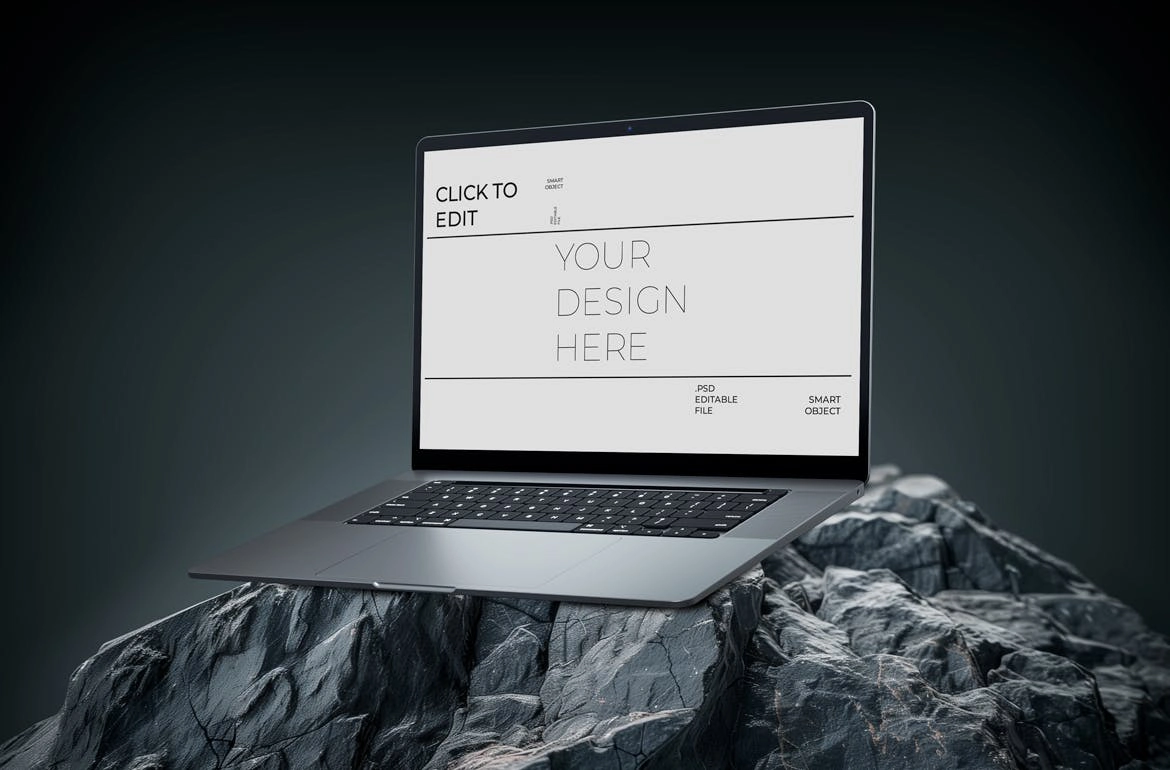 免费的Macbook电脑产品样机模型