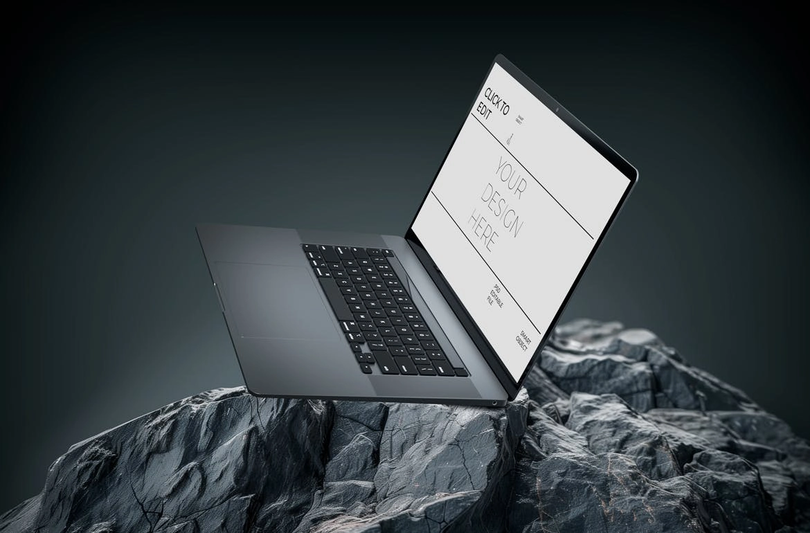 免费的Macbook电脑产品样机模型