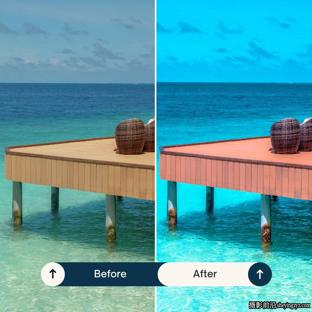 青橙色电影人像LR预设手机预设 Maldives lightroom presets &amp; luts