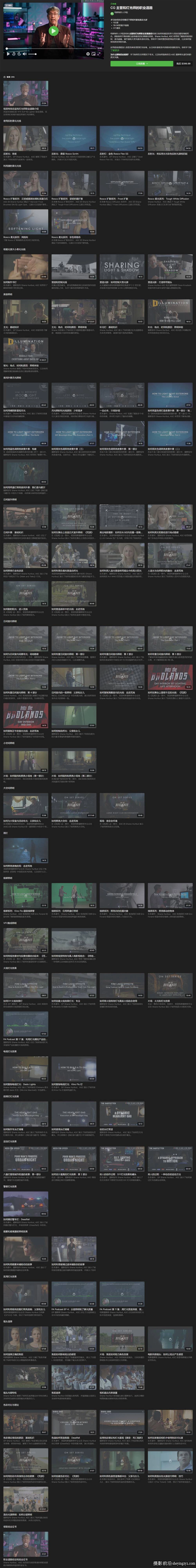 Filmmakers Academy-高级电影环境布光光影塑造课程完整合集-中英字幕
