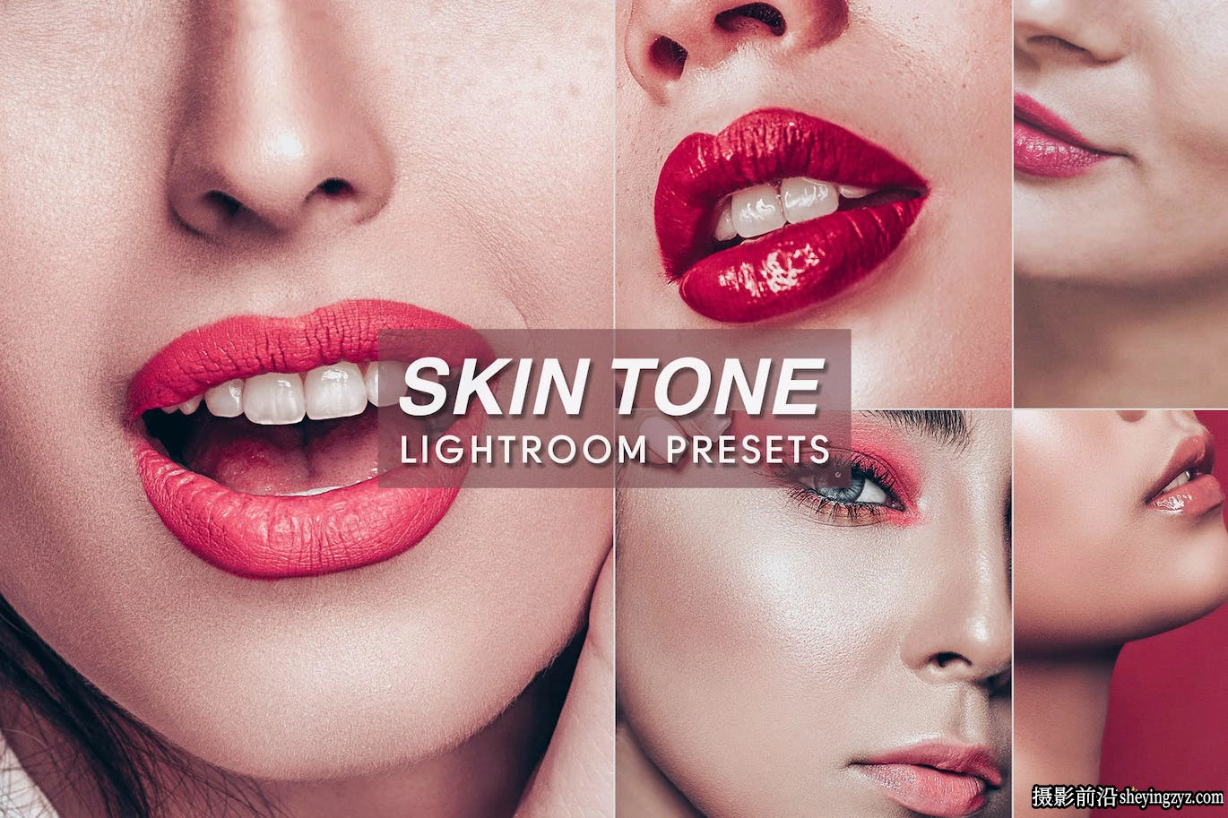复古美容人像修饰LR预设及手机lr预设 SKIN TONE Lightroom Presets