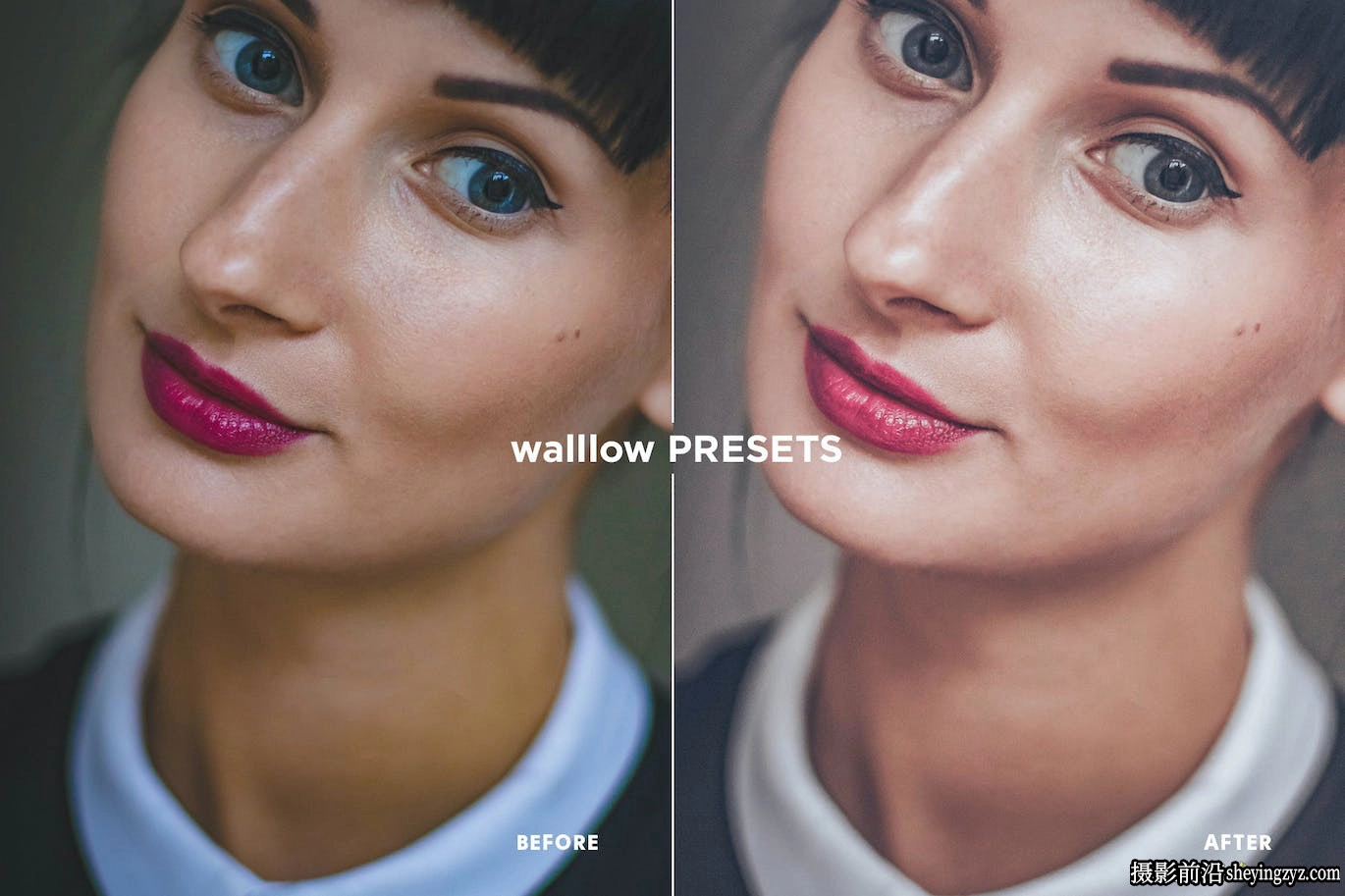 复古美容人像修饰LR预设及手机lr预设 SKIN TONE Lightroom Presets