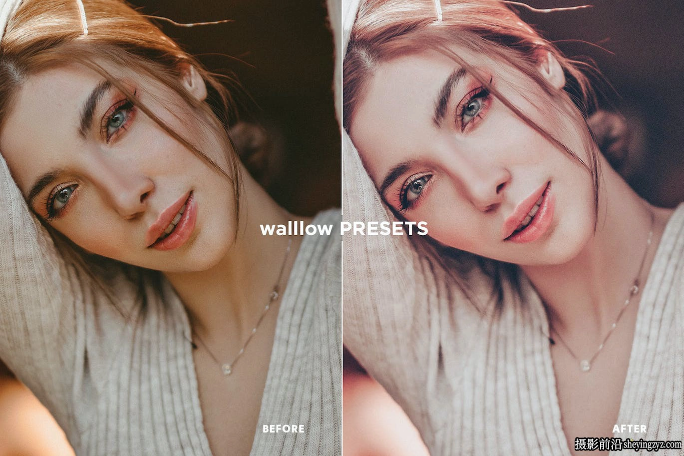 复古美容人像修饰LR预设及手机lr预设 SKIN TONE Lightroom Presets