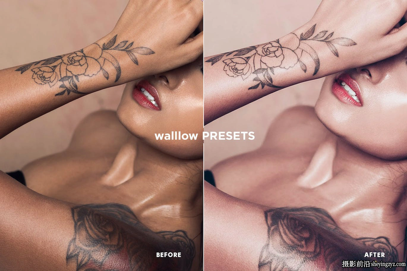 复古美容人像修饰LR预设及手机lr预设 SKIN TONE Lightroom Presets