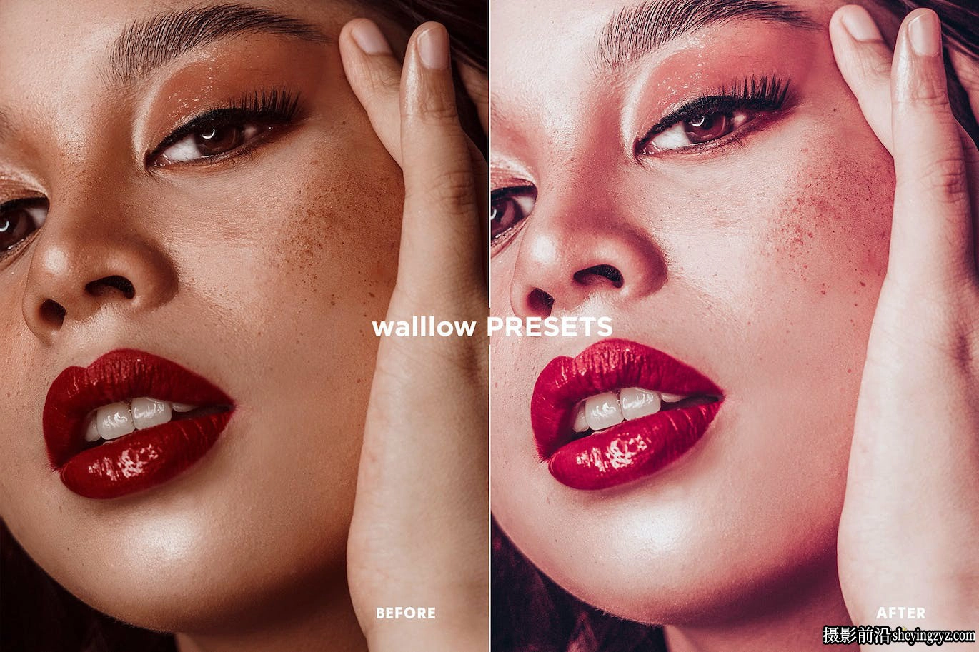 复古美容人像修饰LR预设及手机lr预设 SKIN TONE Lightroom Presets