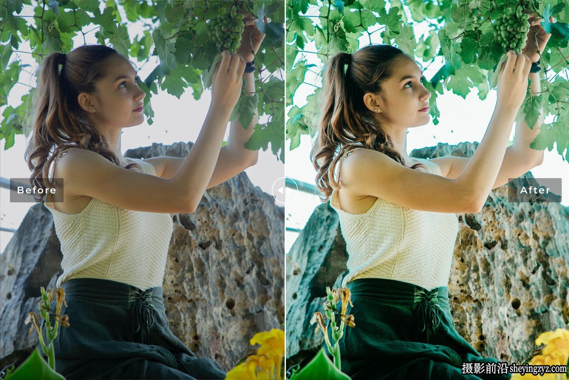 自然光人像调色LR预设手机lr预设 Gooseberry Pro Lightroom Presets