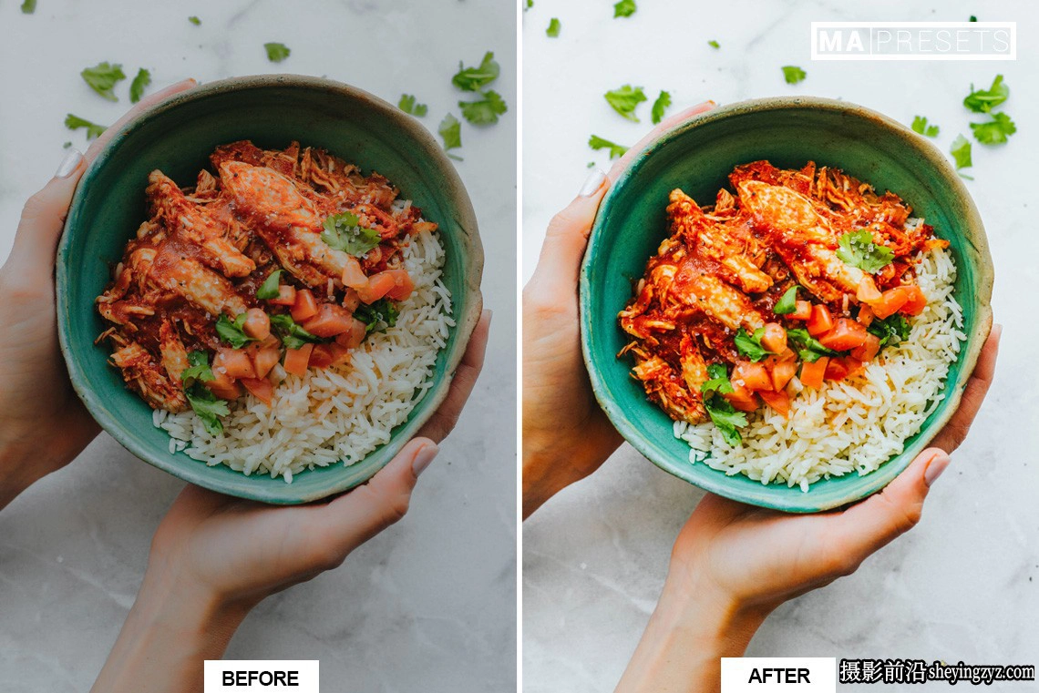 清新通透美食胶片LR预设手机预设BRIGHT FOOD – Lightroom Presets