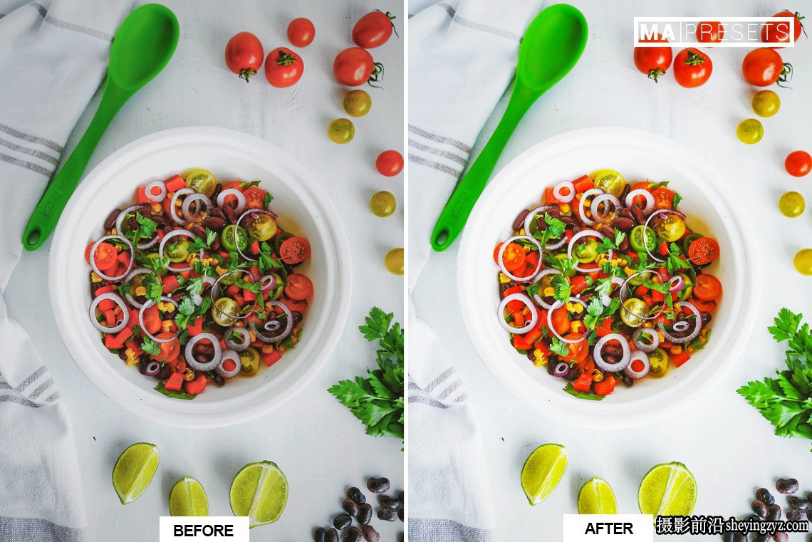 清新通透美食胶片LR预设手机预设BRIGHT FOOD – Lightroom Presets