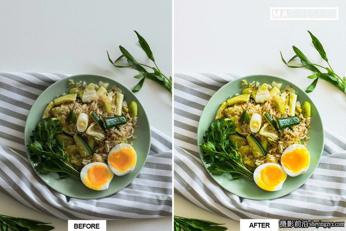 清新通透美食胶片LR预设手机预设BRIGHT FOOD – Lightroom Presets