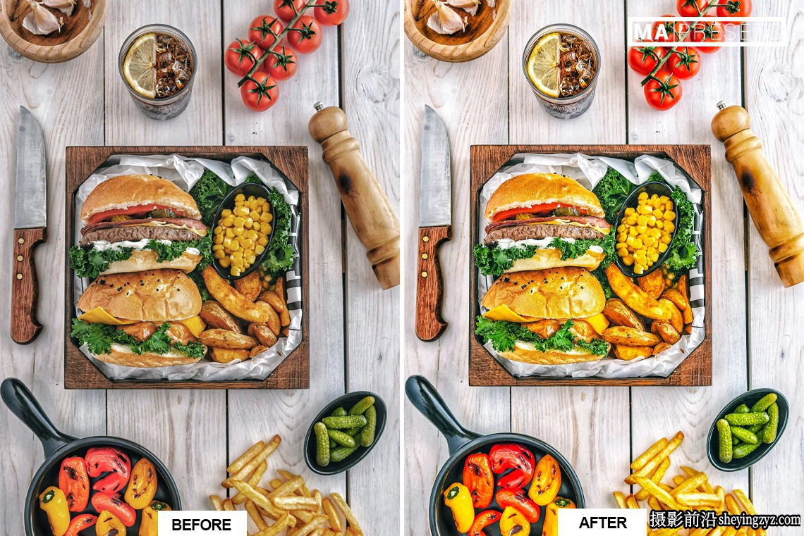 清新通透美食胶片LR预设手机预设BRIGHT FOOD – Lightroom Presets