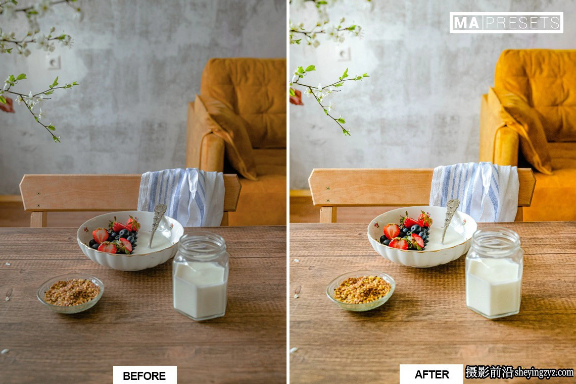 清新通透美食胶片LR预设手机预设BRIGHT FOOD – Lightroom Presets