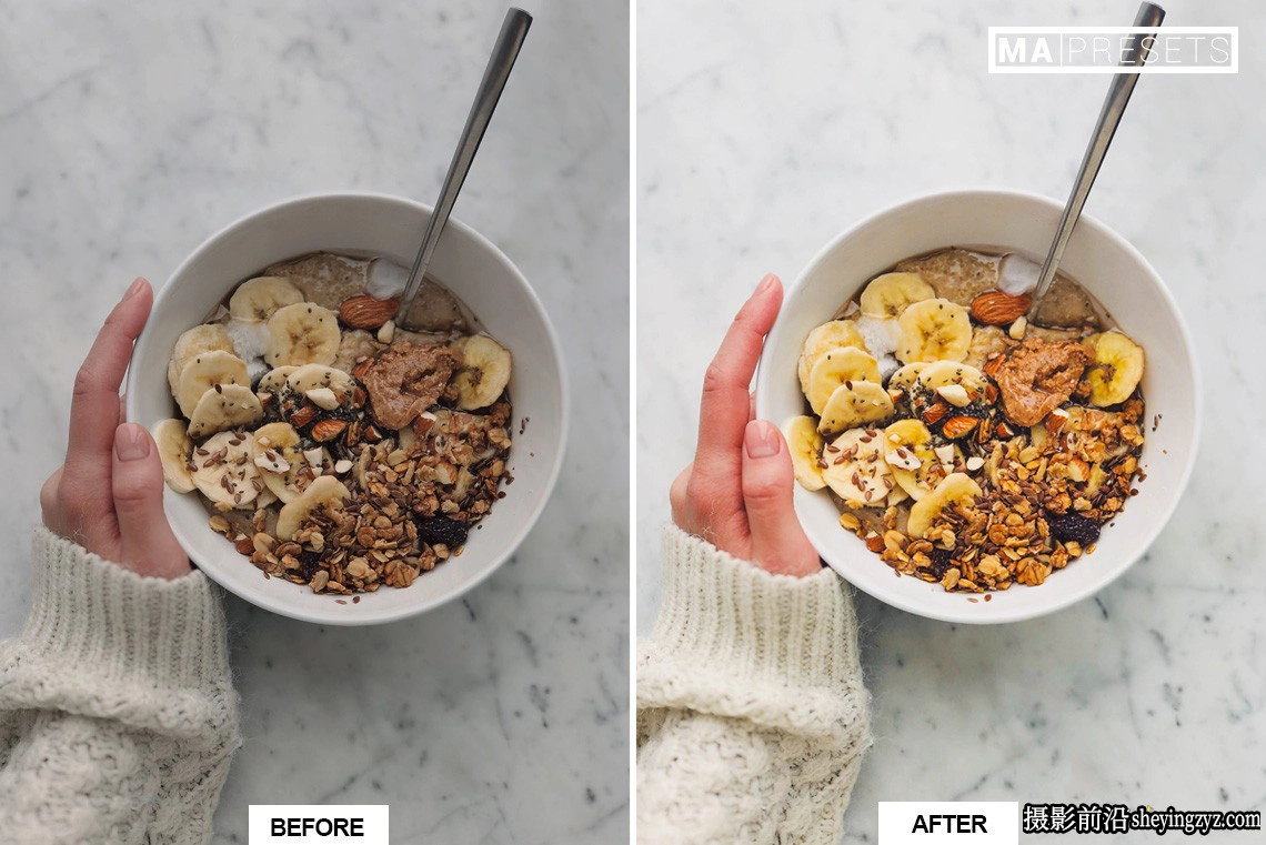 清新通透美食胶片LR预设手机预设BRIGHT FOOD – Lightroom Presets