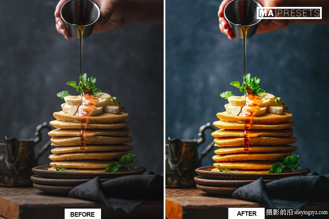 清新胶片美食摄影LR预设手机lr预设CHEF FOOD- Lightroom Presets