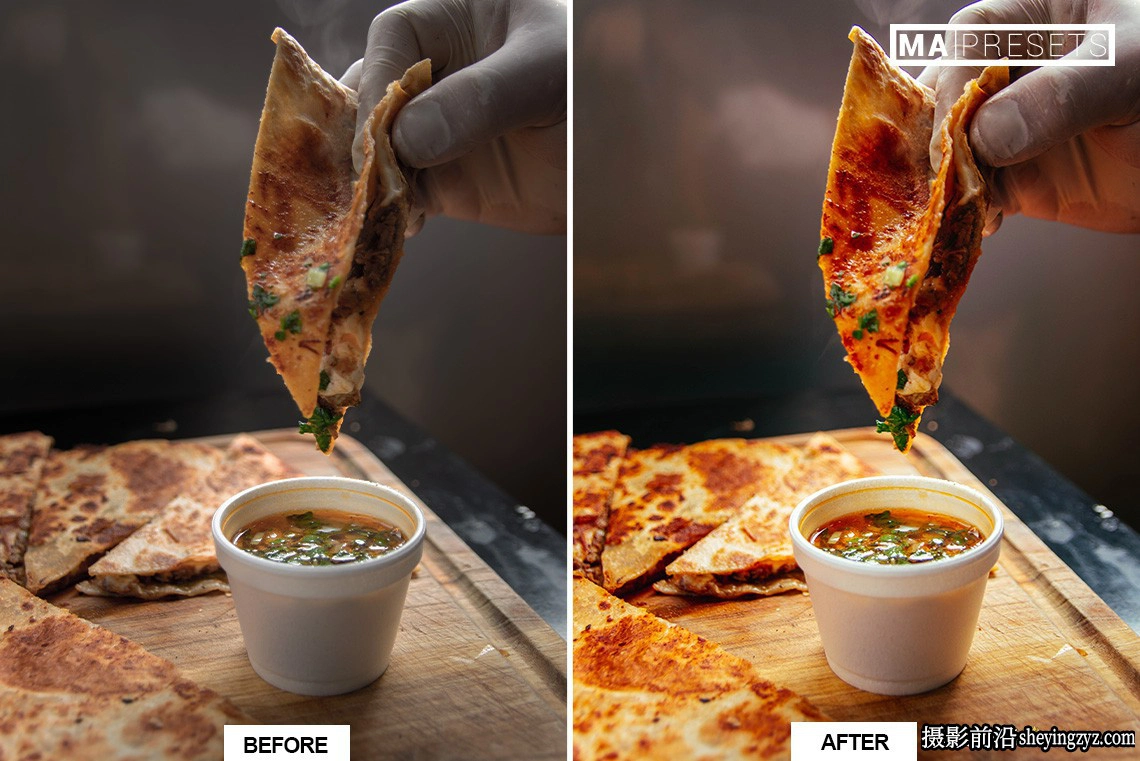 清新胶片美食摄影LR预设手机lr预设CHEF FOOD- Lightroom Presets