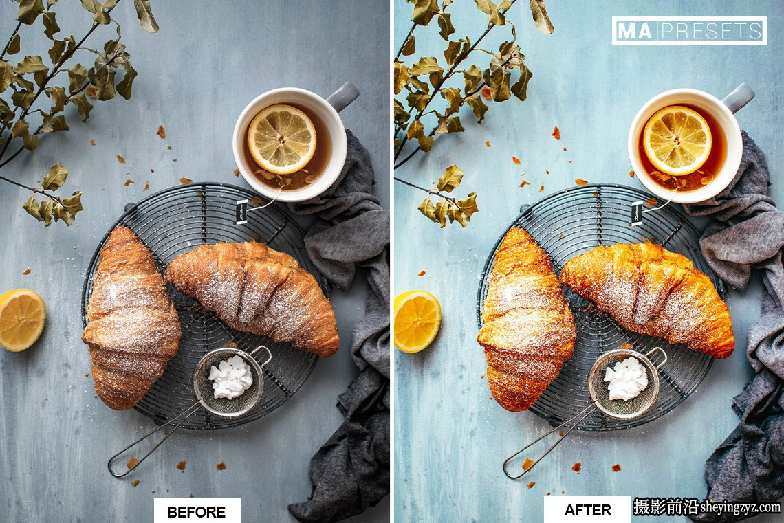 清新胶片美食摄影LR预设手机lr预设CHEF FOOD- Lightroom Presets