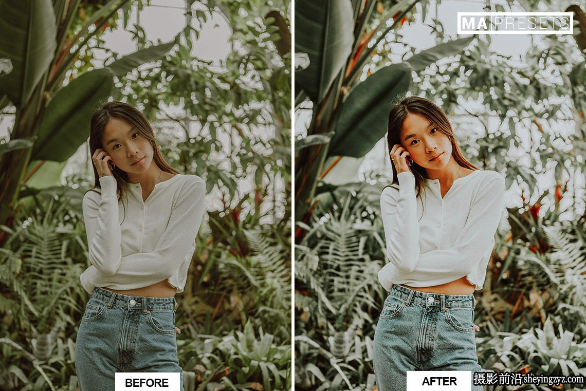网红暖色调人像调色LR预设手机预设EARTHY TONES Lightroom Presets