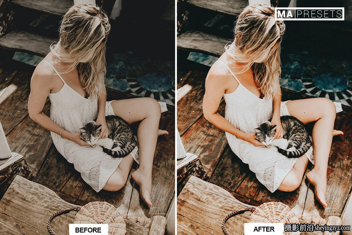 网红暖色调人像调色LR预设手机预设EARTHY TONES Lightroom Presets